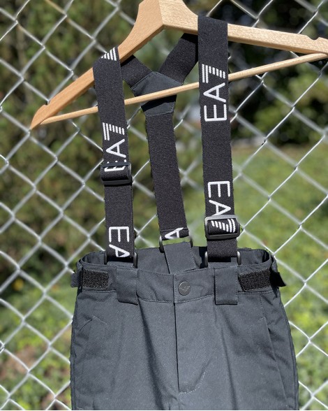 Kalhoty dětské Emporio Armani lyžařské černé